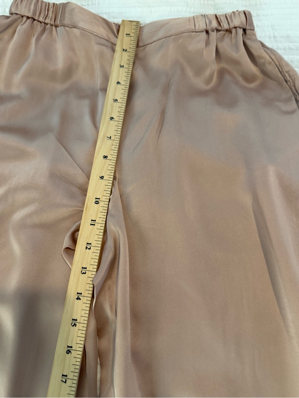 Set- Quince Women's Silk Pant Set in Dusty Rose EUC C000 - Picture 3 of 11
